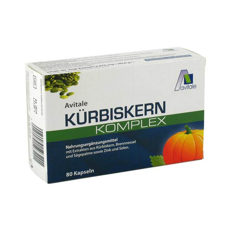 Kürbiskern Komplex Kapseln, 80 St