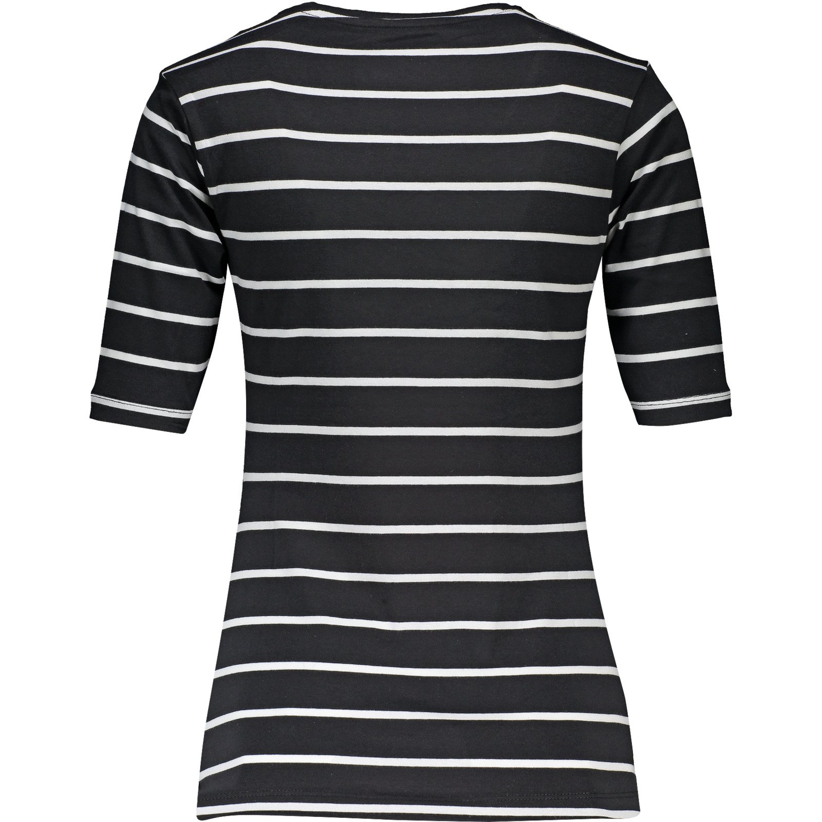 Damen-T-Shirt Stretch RH, 1/2 Arm S, schwarz