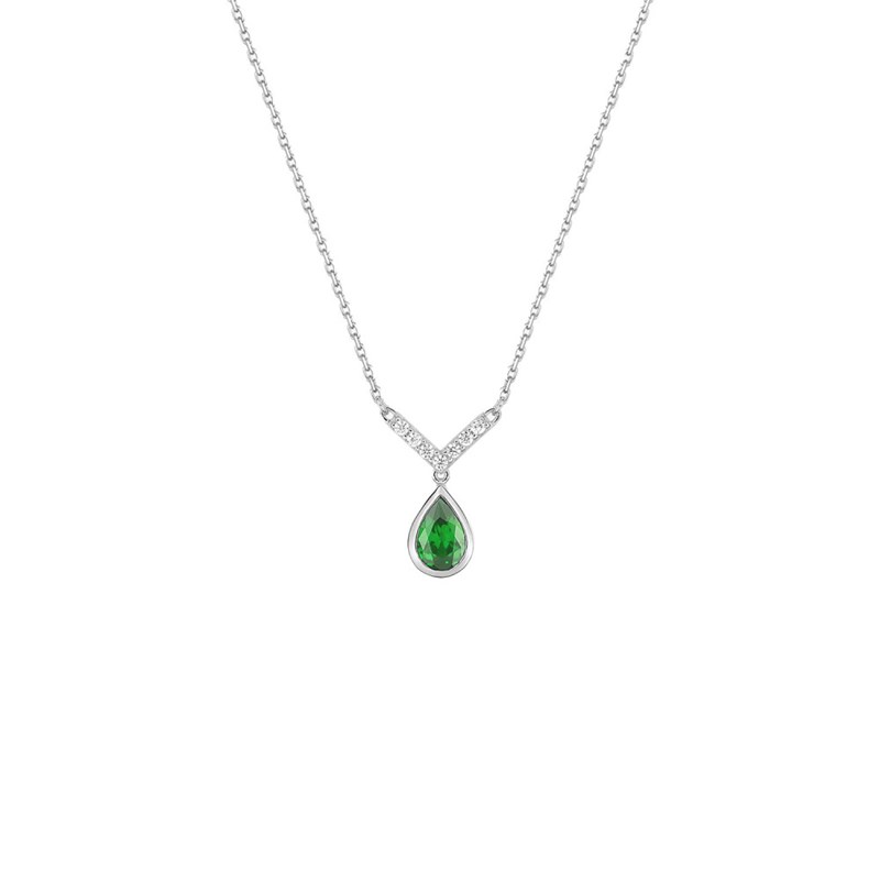 Collier Femme - Or 18 Carats - Diamant 0,06 Carats - Longueur : 42 cm