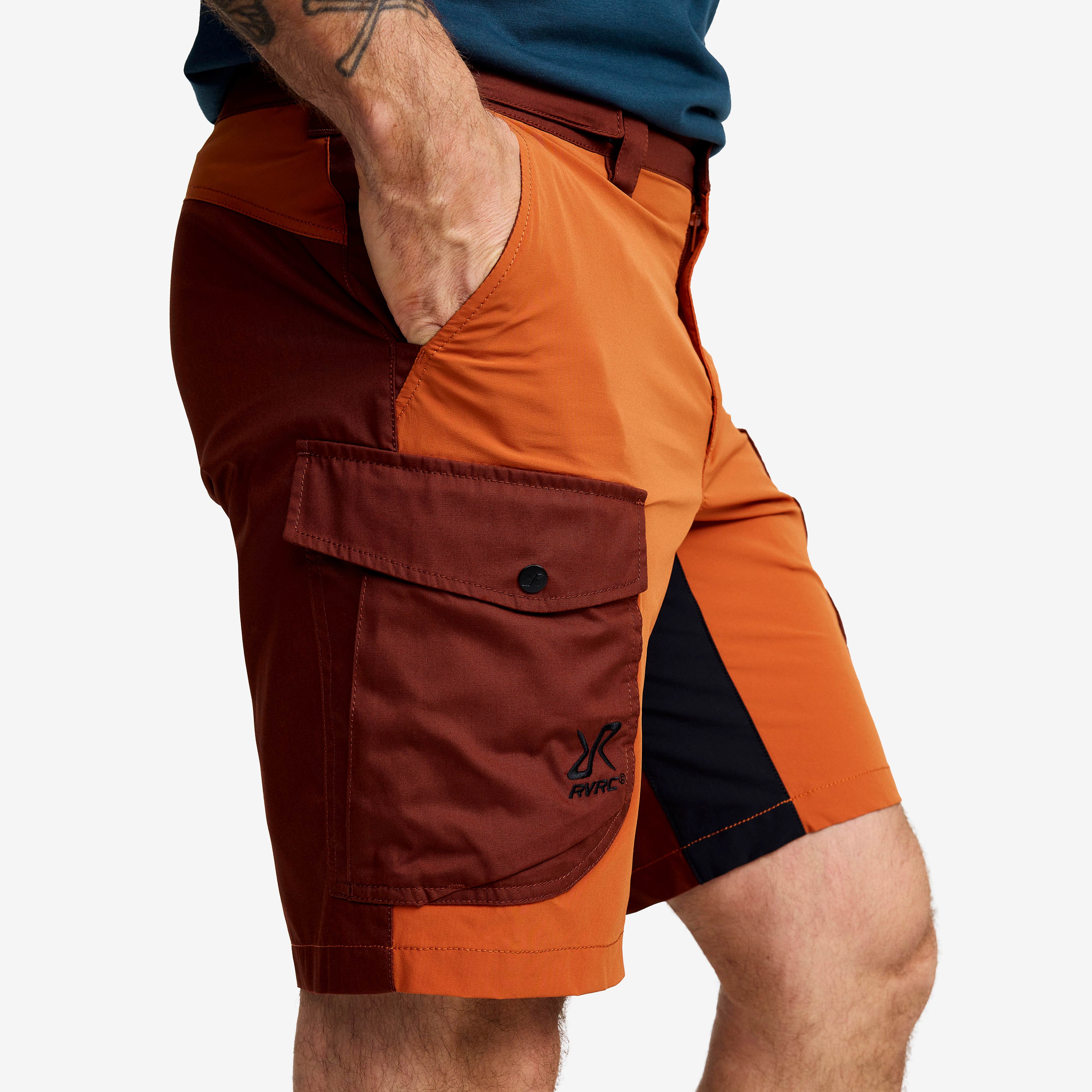 Rambler Lightweight Pro Shorts Herre Terracotta Brown/Smoked Paprika