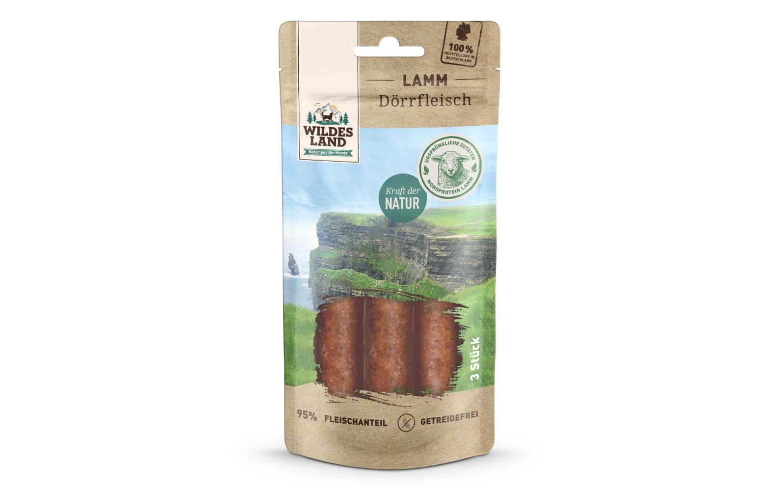 Snack Lamm Dörrfleisch 3 Stk.Ergänzungsfutter aus Lammfleisch