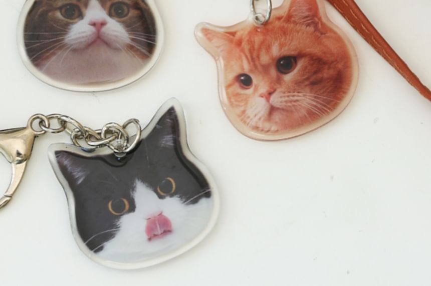 Monez - Kat Acryl Sleutelhanger (Diverse Ontwerpen)
