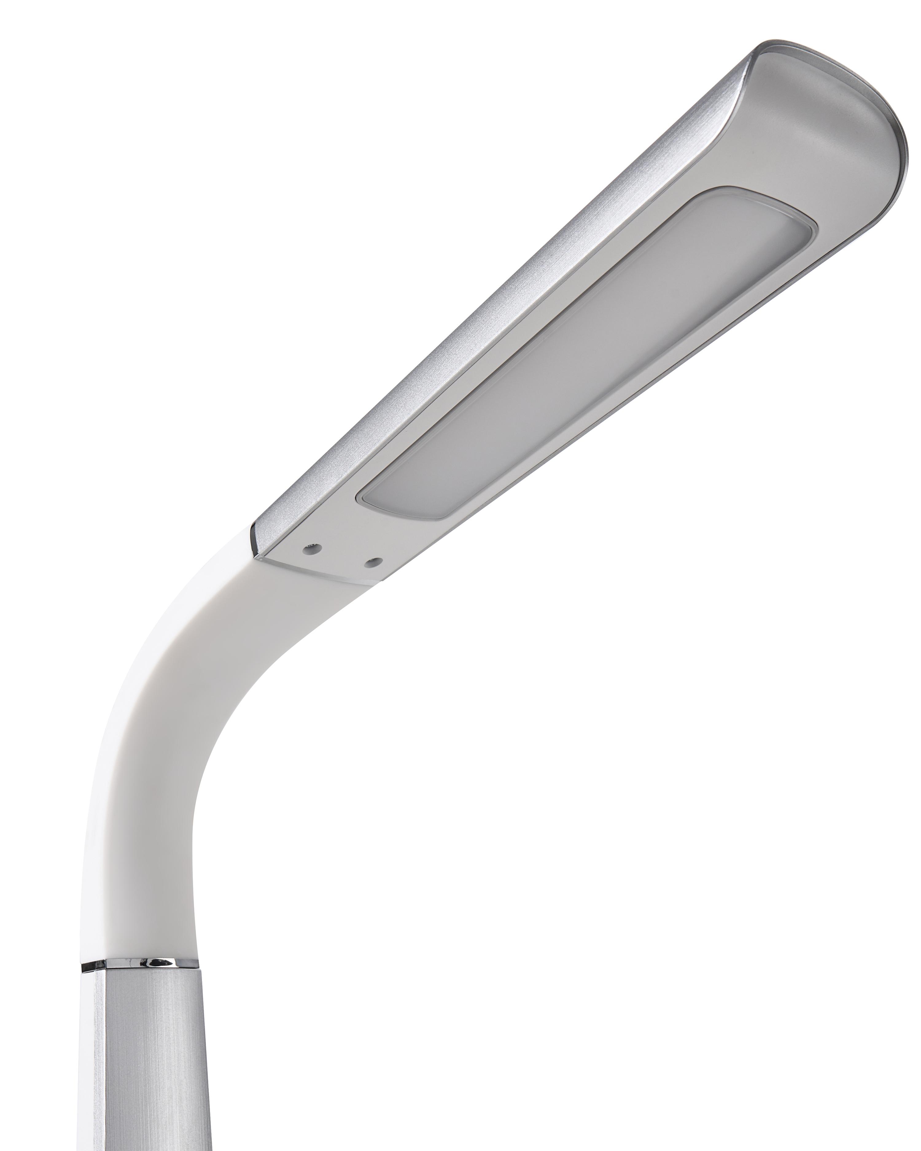 LED bureaulamp CANOPUS met USB-poort Zilver