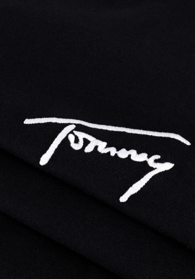 TOMMY JEANS zwarte tommy jeans t-shirt tjm tommy signature tee