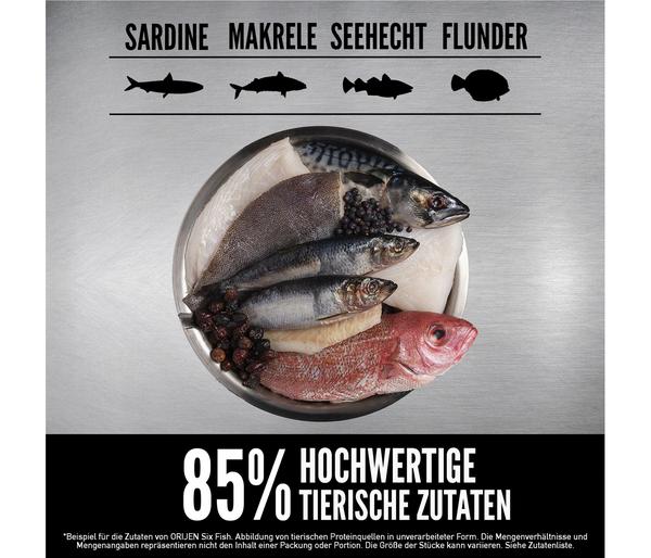 ORIJEN™ Trockenfutter für Hunde Six Fish