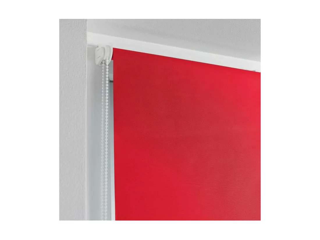 Store enrouleur occultant - 60 x 180 cm - Occult - Rouge