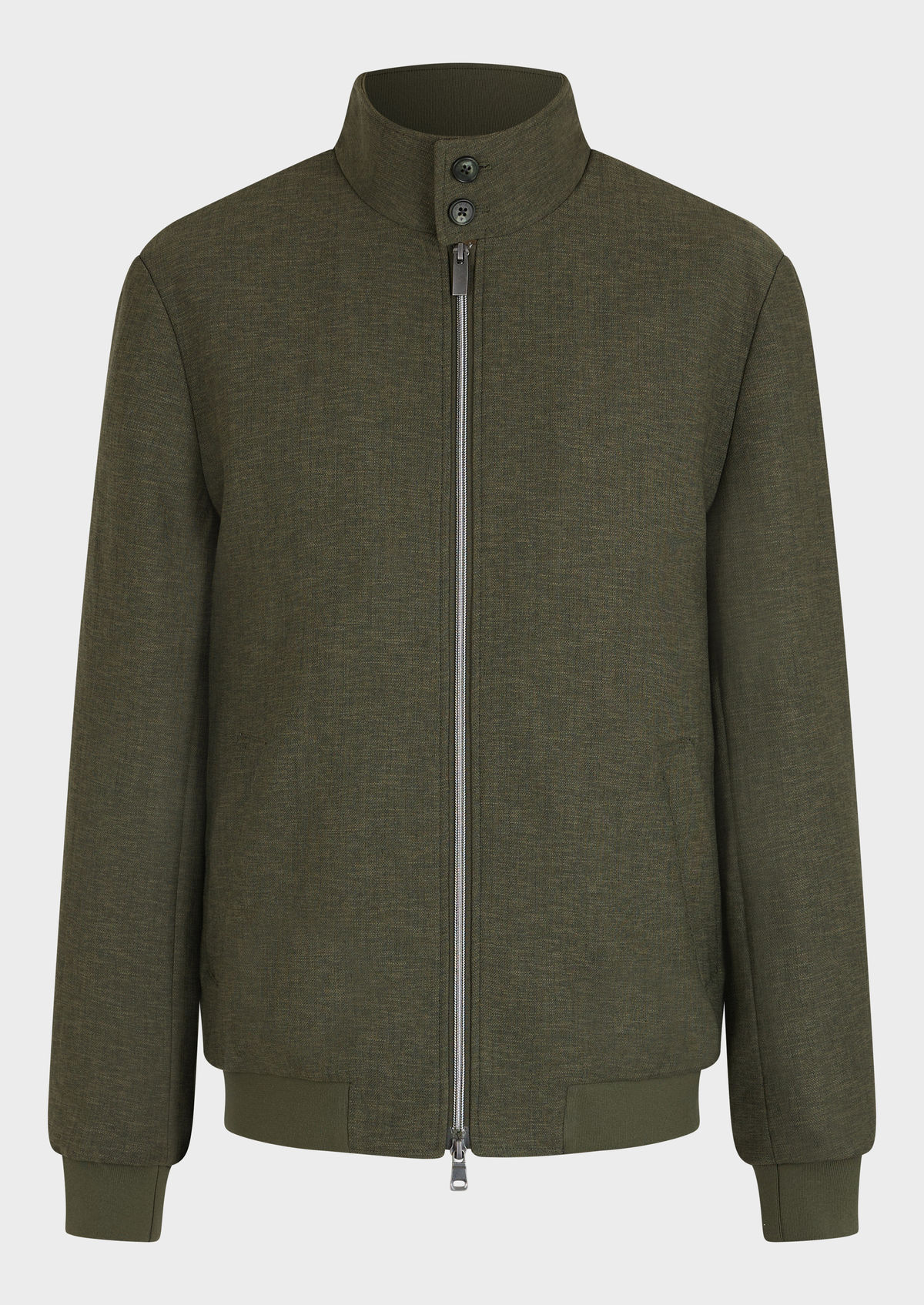 Blouson Kraken en polyester recyclé uni kaki