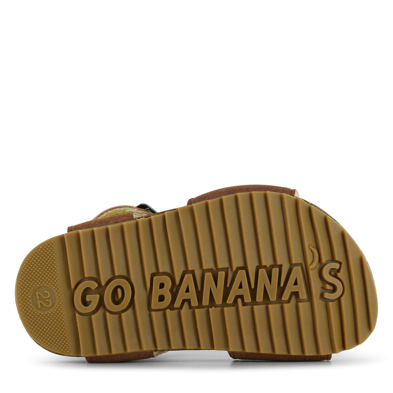 Go Bananas sandaal – Cognac Microleer | Jongens schoenen