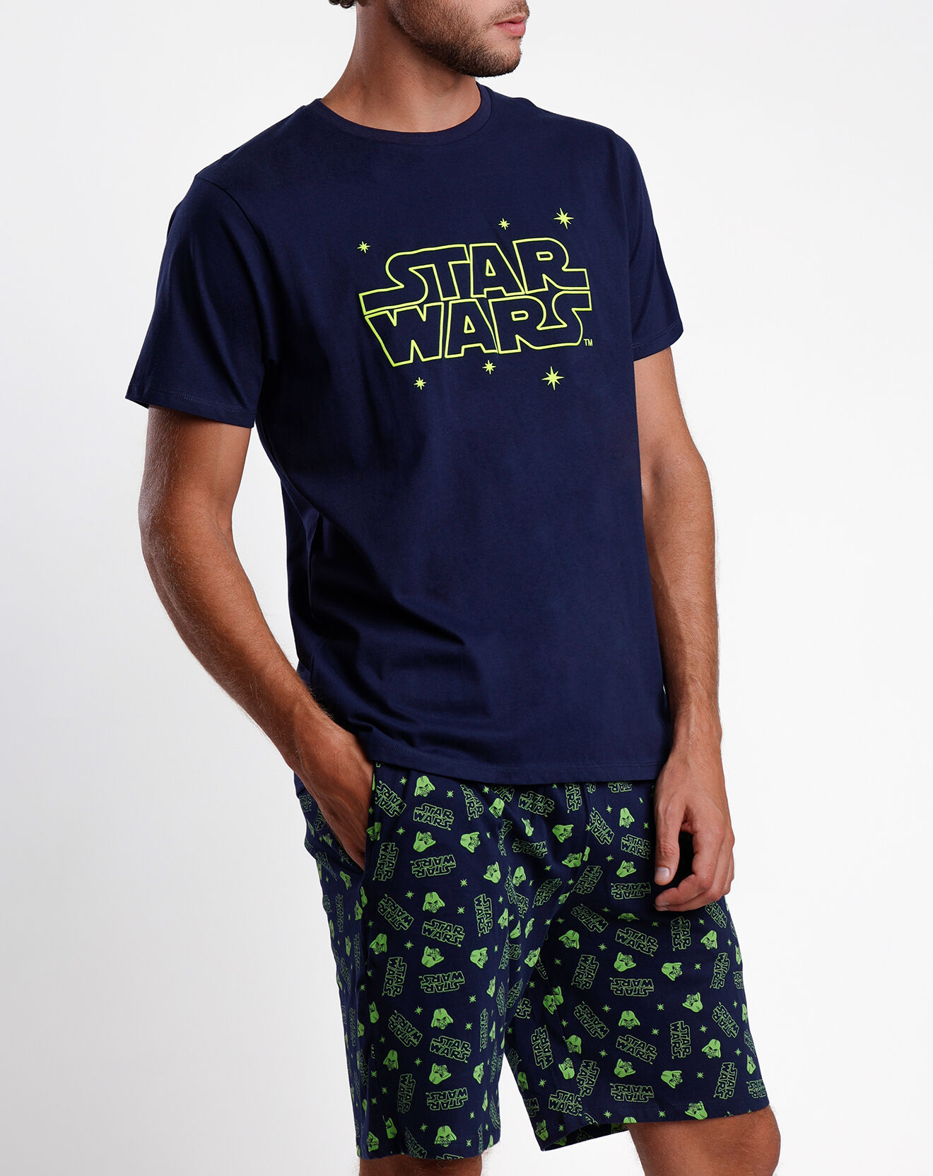 Star Wars Pyjama T-Shirt & Short Nael bleu marine