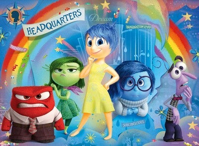 Ravensburger Disney Pixar Innsiden Ut XXL Puslespill 100 Brikker