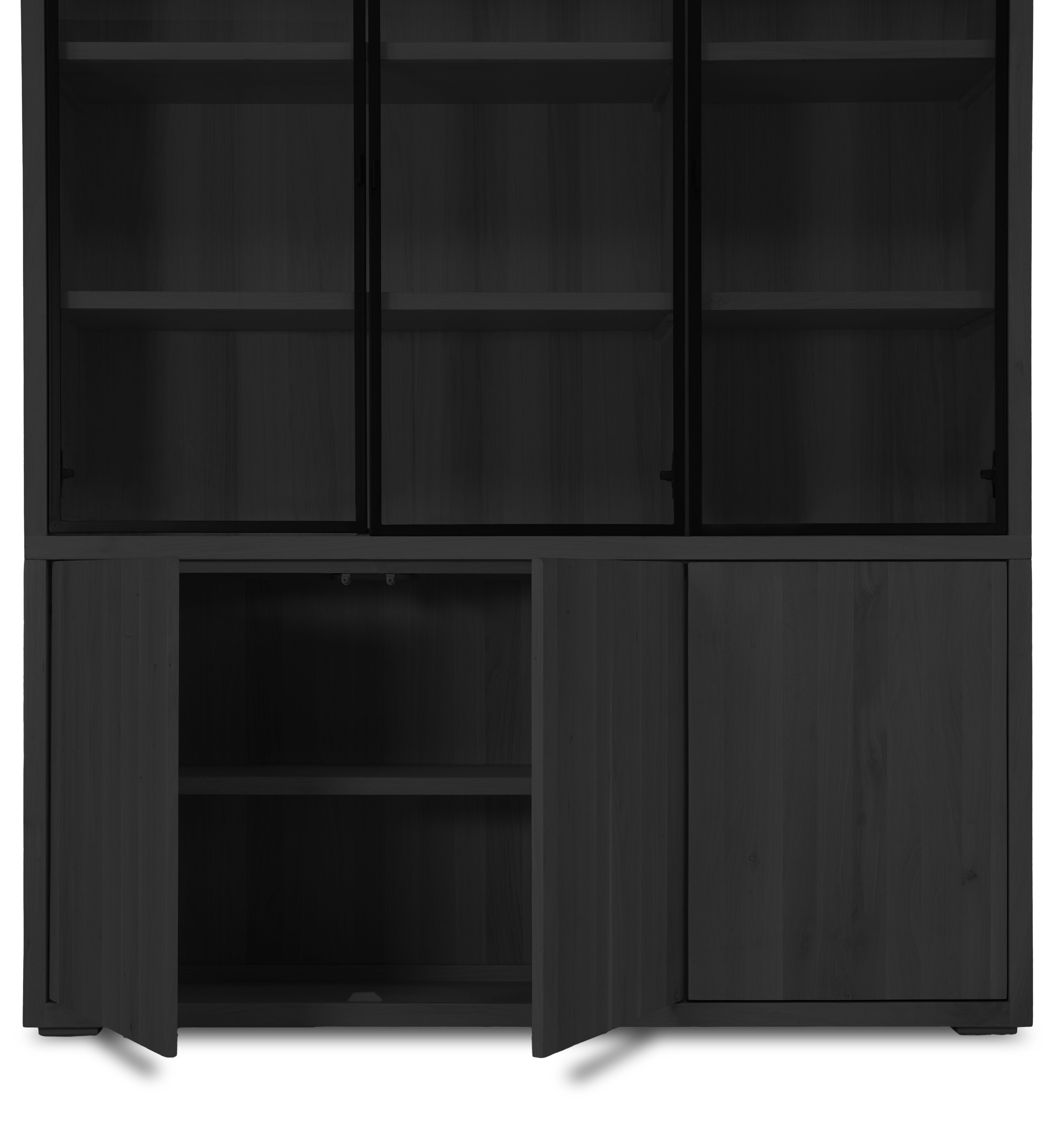 Vitrinekast   Established B170 x D40 x H210 cm