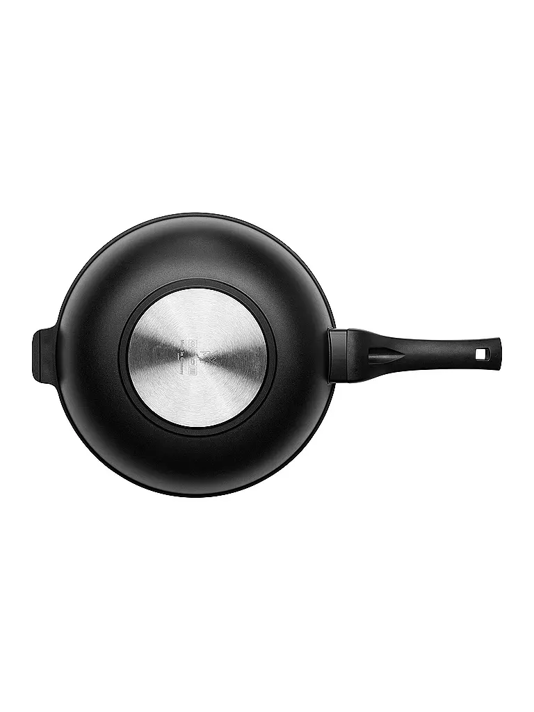 WMF  PermaDur Premium Wok mit Glasdeckel 30cm Antihaft schwarz