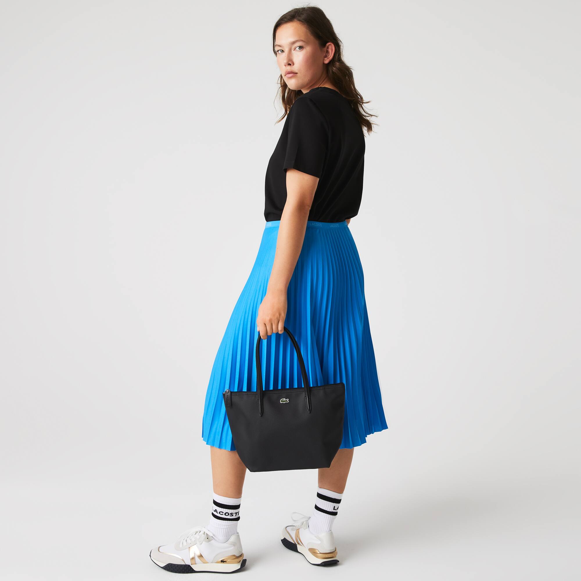 Damen L.12.12 Concept Kleine Tote Bag mit Reißverschluss Taschen - Schwarz - Lacoste - Damen