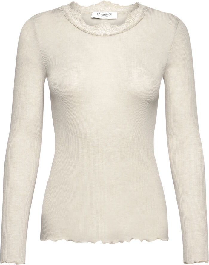 Rosemunde Burlington LS T-shirt Silver lining
