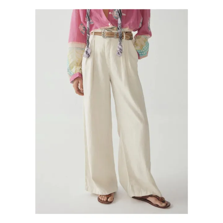 Maison Hotel Pantalon Ample Marisa | Blanc