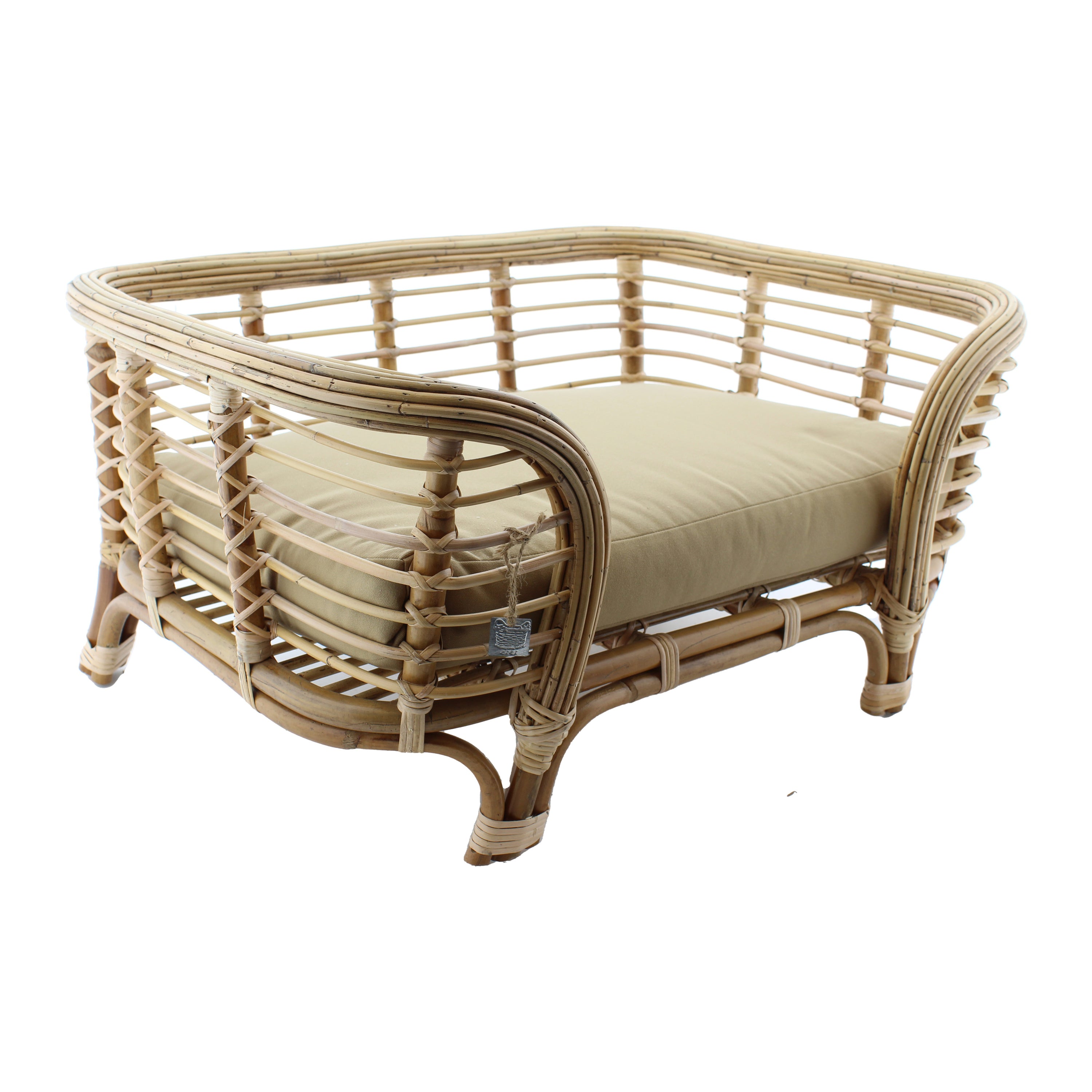 Van der Leeden Rotan Hondenmand 58 x 41 cm