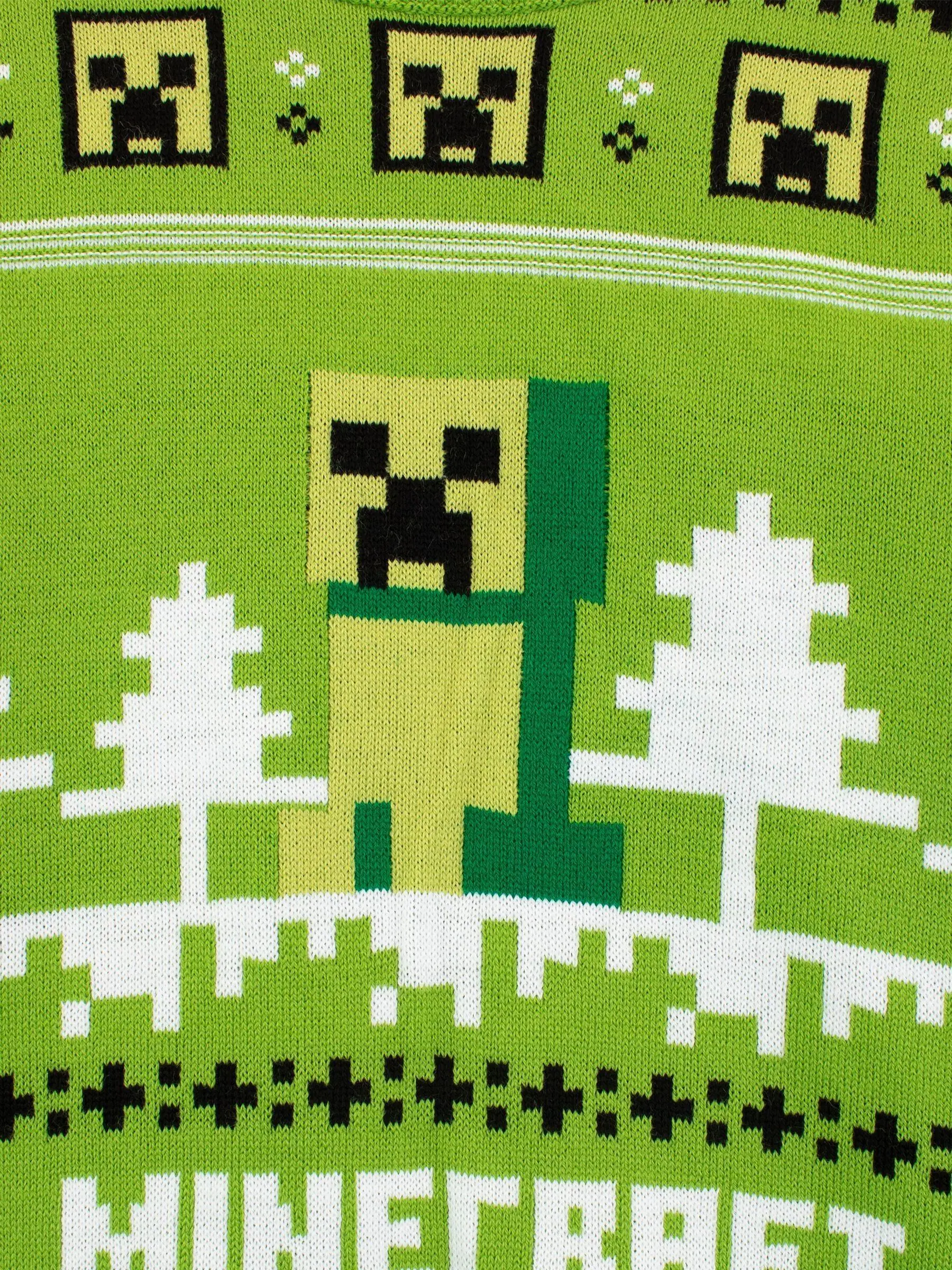 Kersttrui met Minecraft-personage