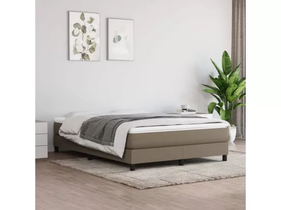Sommier à lattes de lit Taupe 140x200 cm Tissu