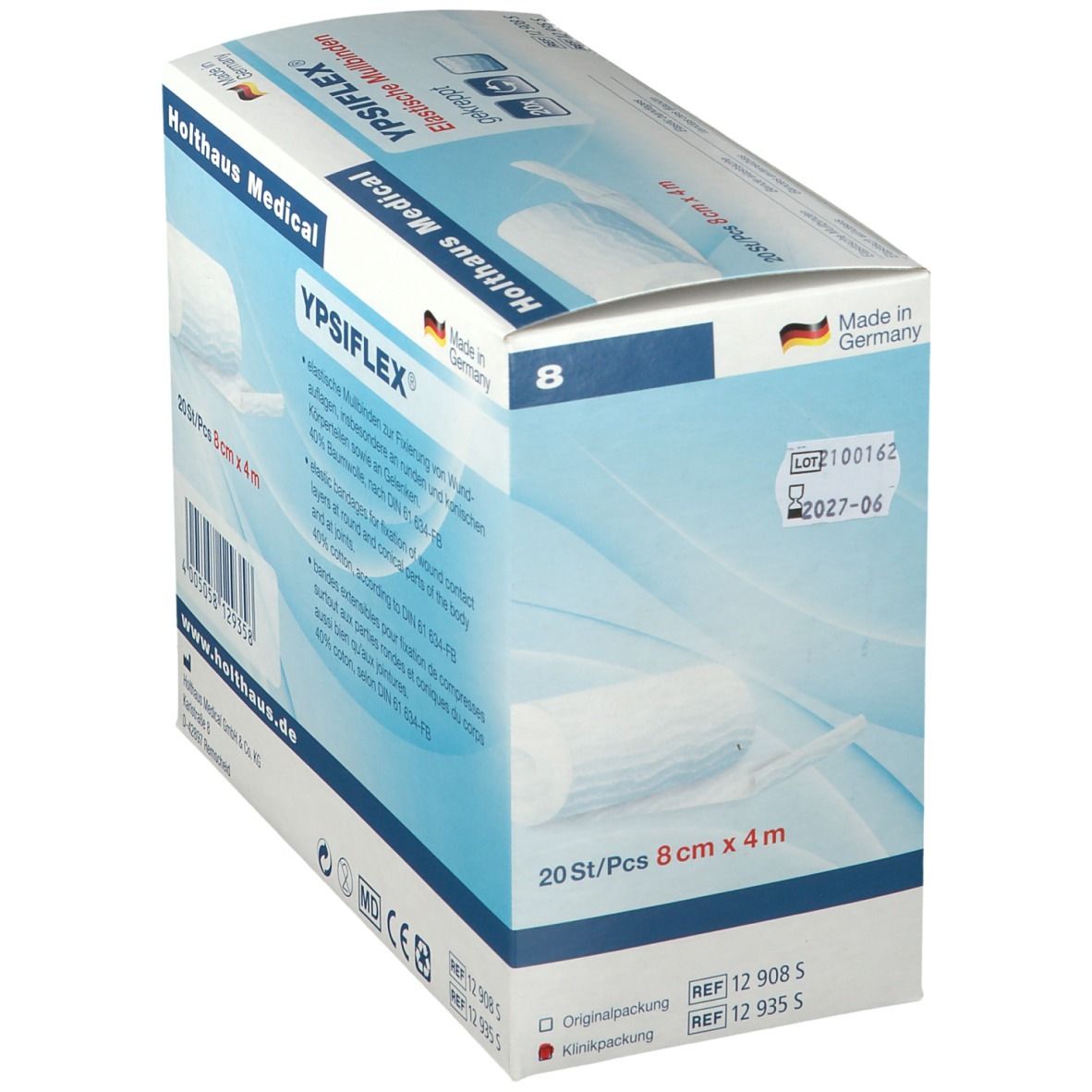 YPSIFLEX® Elastische Mullbinden 8 cm x 4 m