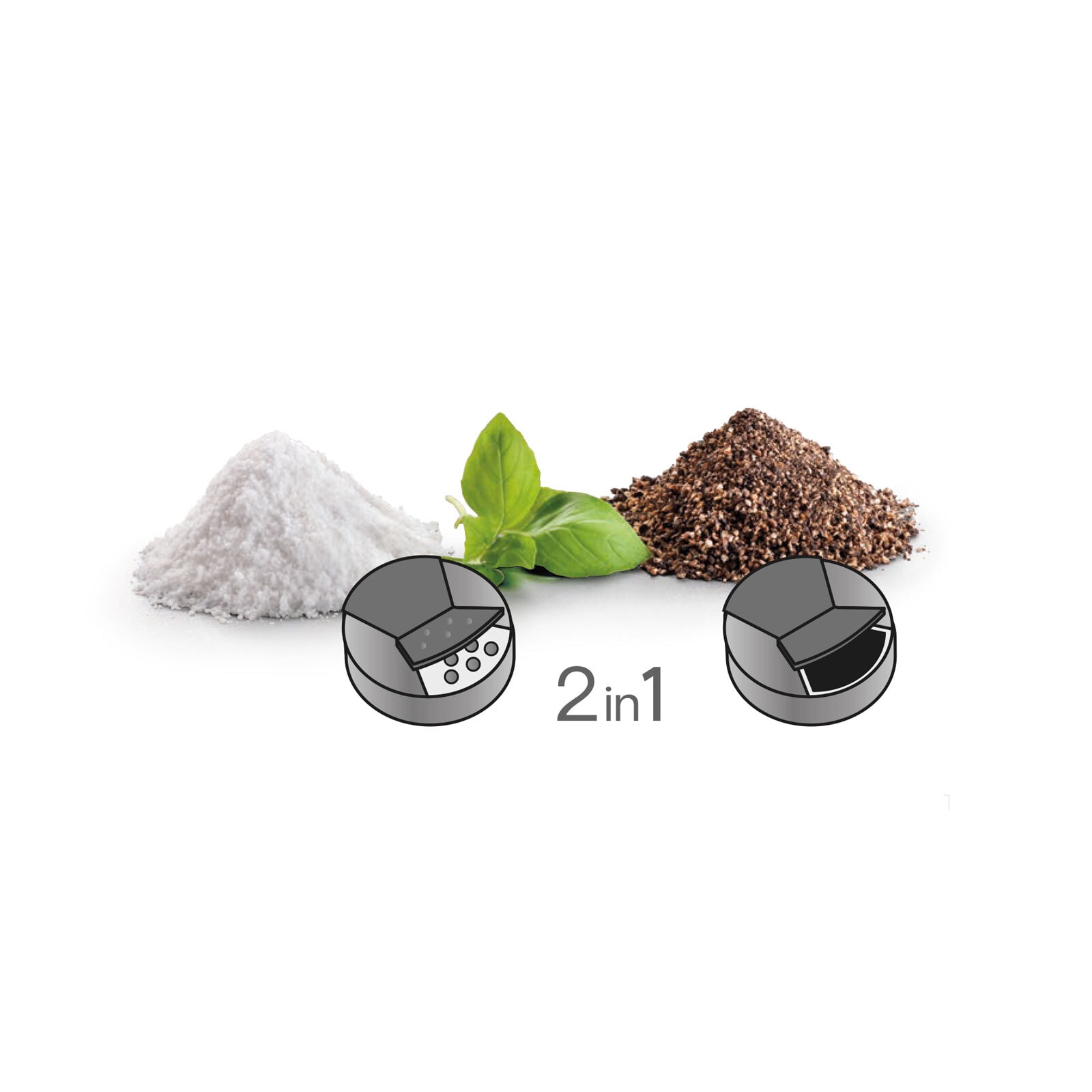 metaltex Gewürzstreuer Shake Line 70 ml Glas/Kunststoff