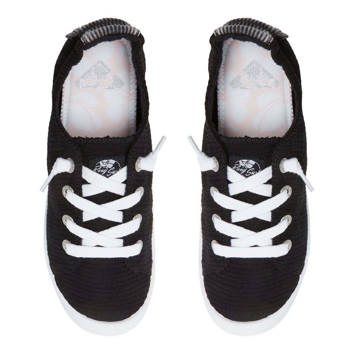 ROXY-Bayshore_pls-Baskets - Talon plat - Noir