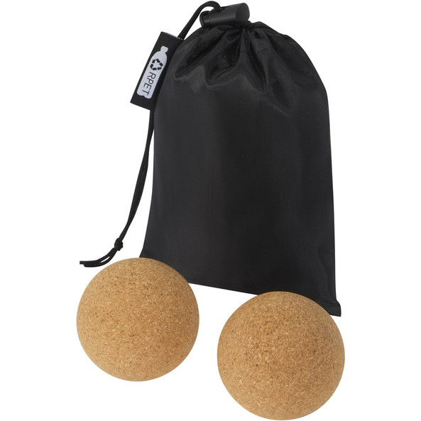 EgotierPro 127034 - Balle de yoga en liège Trikona