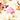 T-shirt met print Multi Pink