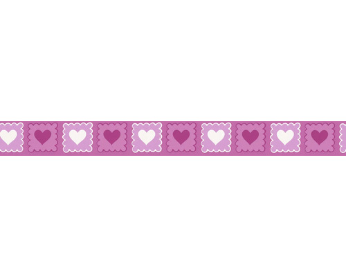 Rand 2818-38 Alleen Randen 9 zelfklevende Stick Up harten roze 5 m x 5,3 cm