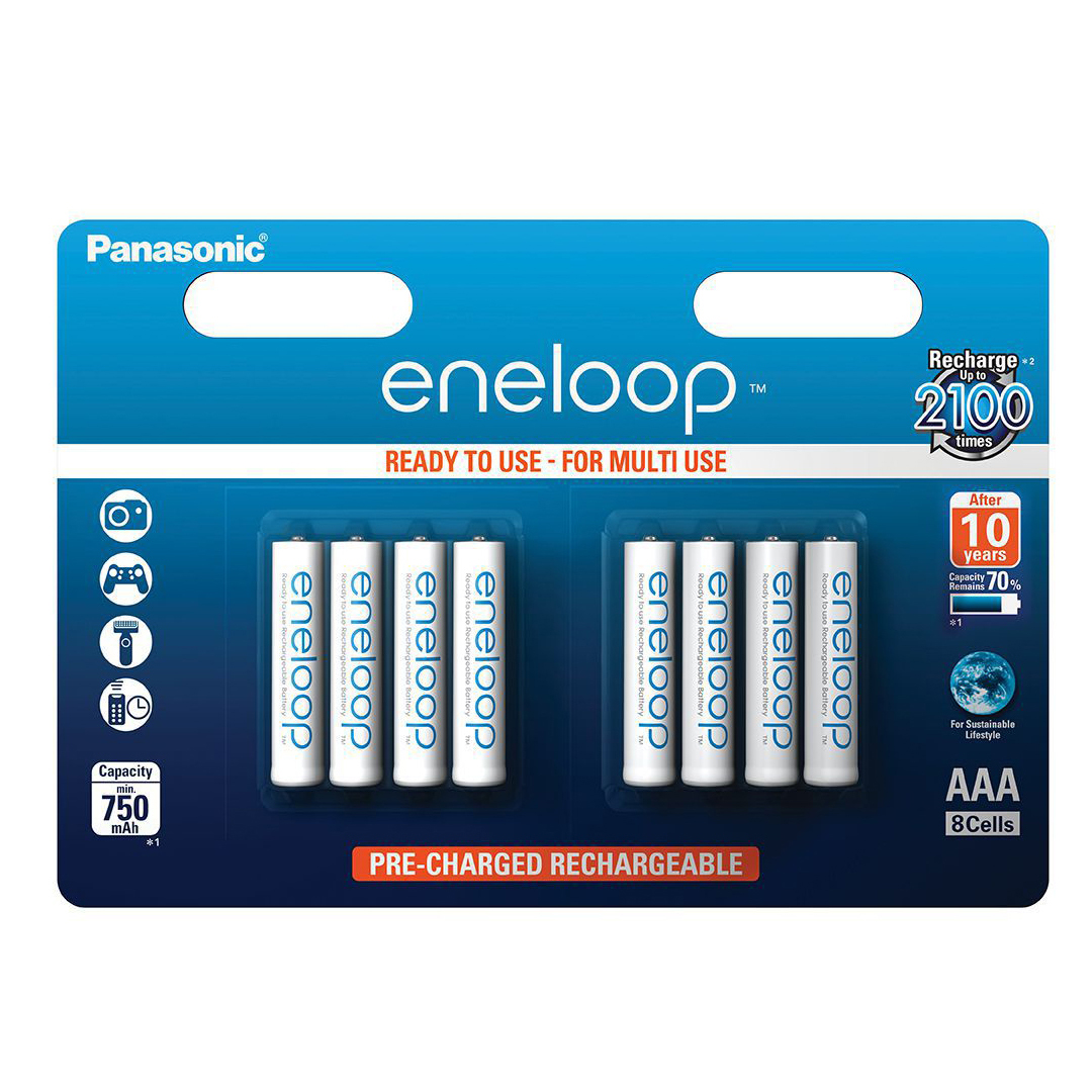 Batterie AAA Panasonic eneloop Recharge 8 Stk.