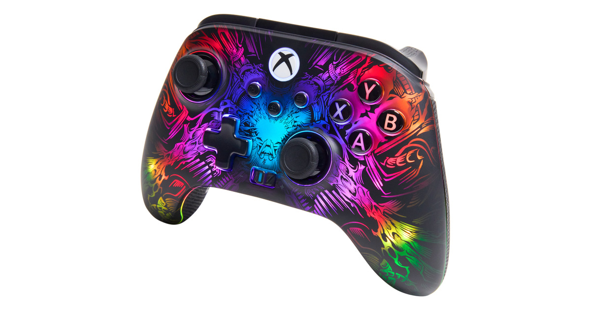 PowerAXbox WS Controller FP Lumectra  (Zwart, Xbox Series X|S, Xbox One, Windows 10/11)