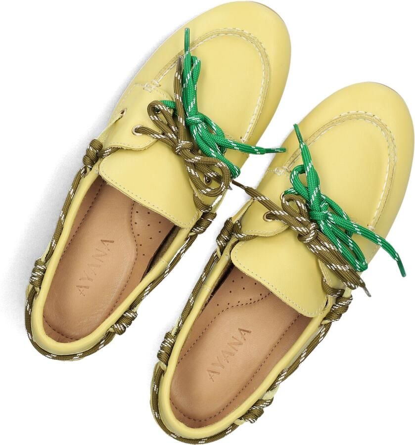 AYANA Mocassins Dames Ay1000 Maat: 38 Materiaal: Leer Kleur: Geel
