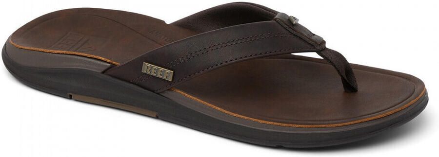Reef Slipp REE Leather Offshore Donkerbruin Bruin