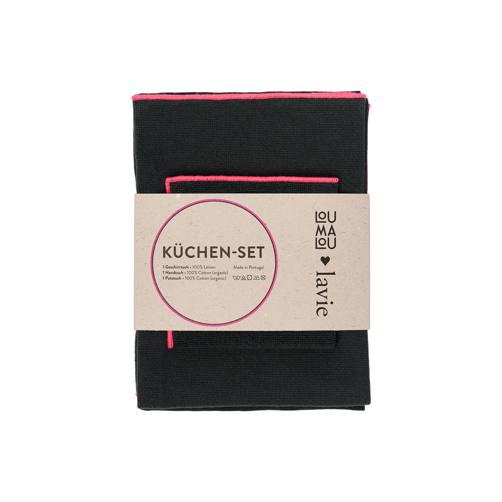 Küchen-Set 3-teilig Mara anthrazit