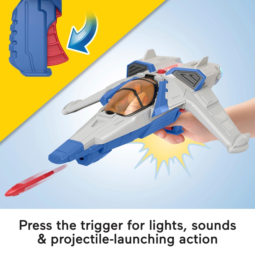 Imaginext Pixar Lightyear XL-15 Raumschiff mit Buzz-Figur