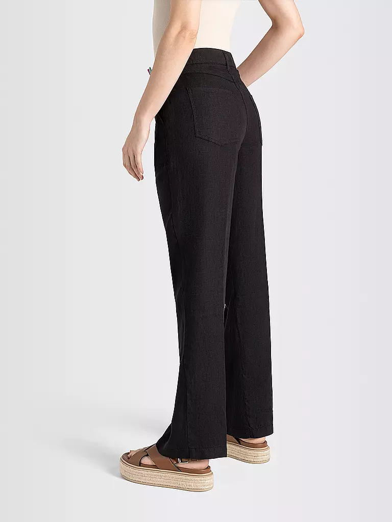 MAC Leinenhose NORA schwarz