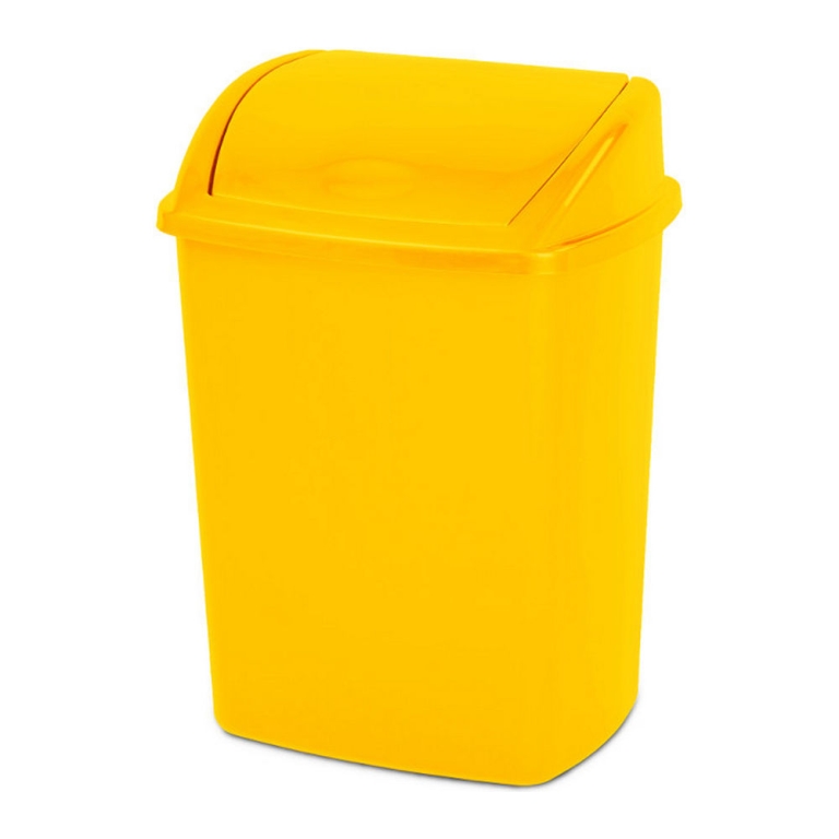 Afvalbak 26 liter Geel 16 stuks