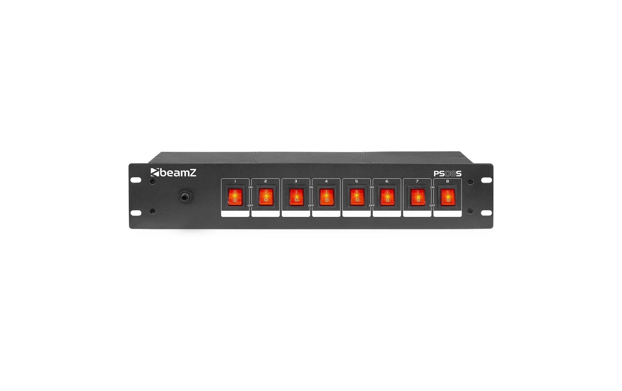 Lichtsteuerung PS08SSwitch Panel für Schuko Stecker, 8-Kanal