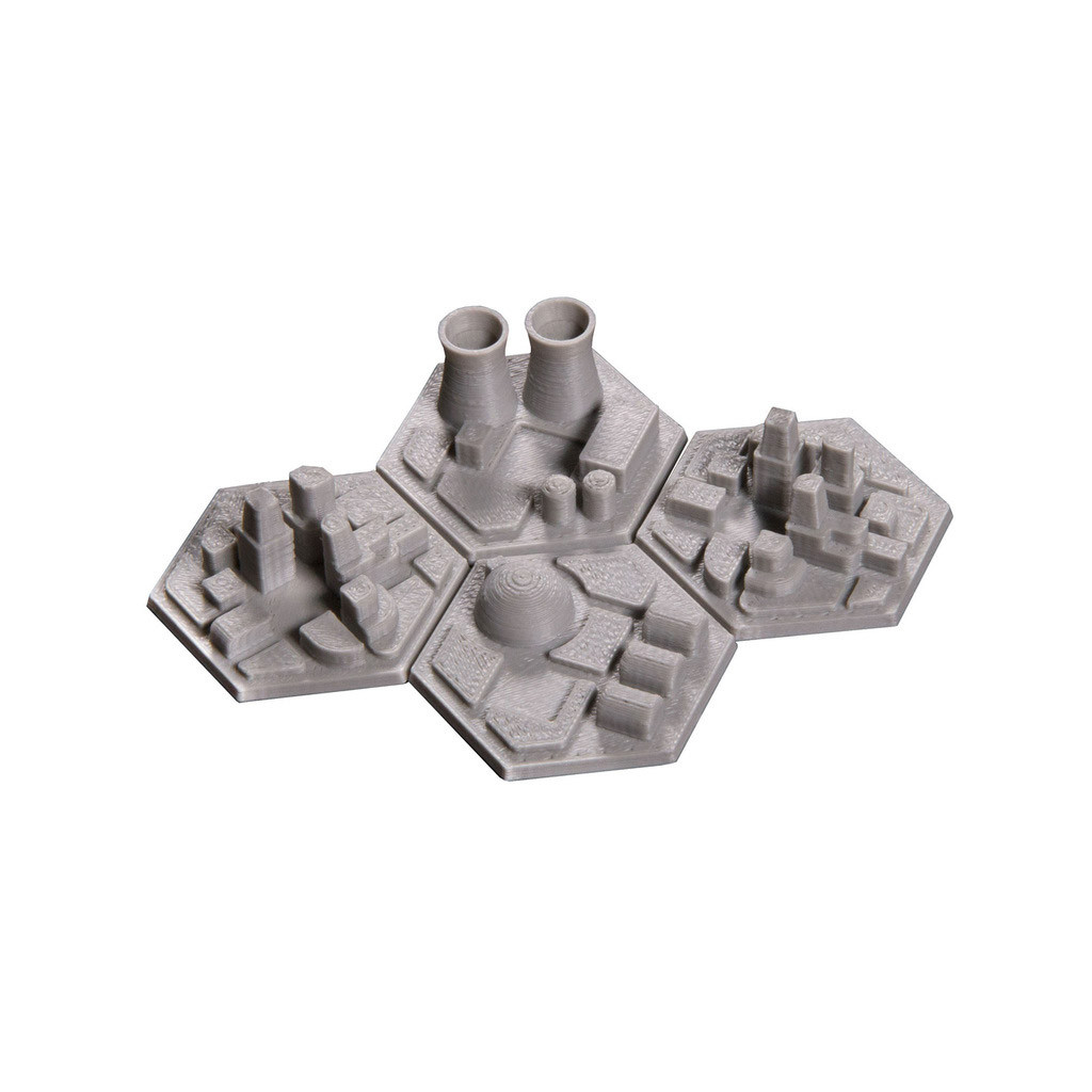 3D Space Colony Hex Tiles
