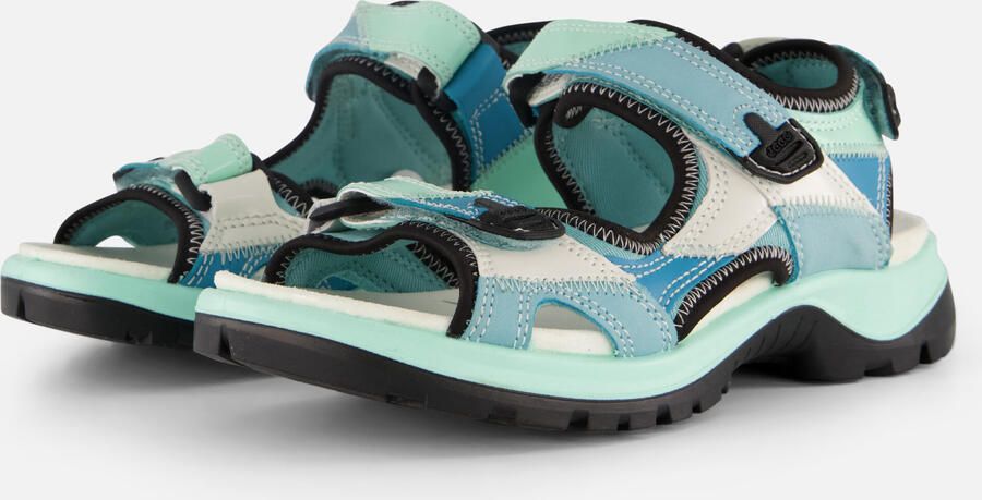 ECCO Offroad Sandalen blauw Nubuck