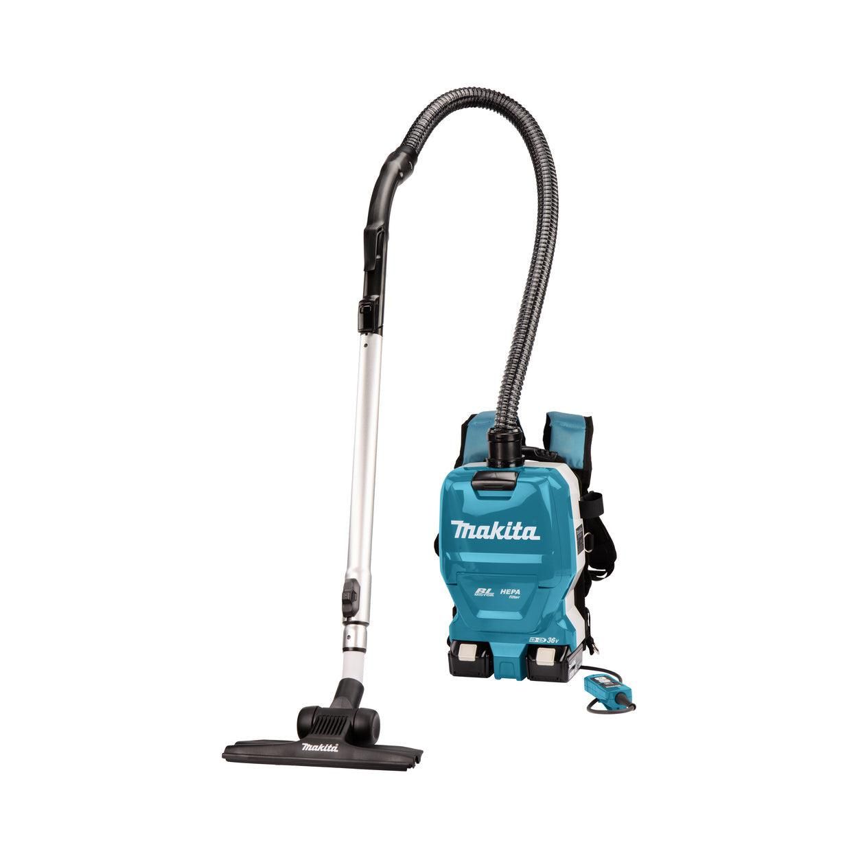 Makita DVC261TX22 Accu Rugstofzuiger voor Schoonmaak 2x18V 5.0Ah
