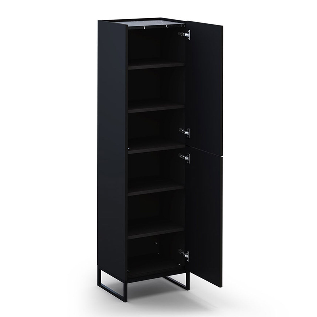 Windsor & Co Bibliothèque Colonne Helene noire - 50x40x180 cm