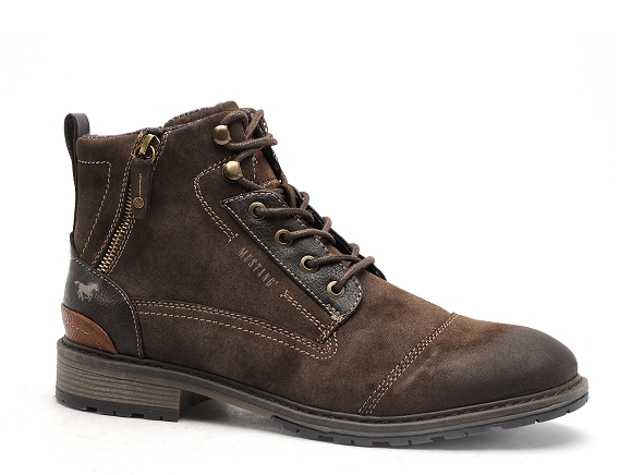 Mustang boots bottine homme 4140504 marron