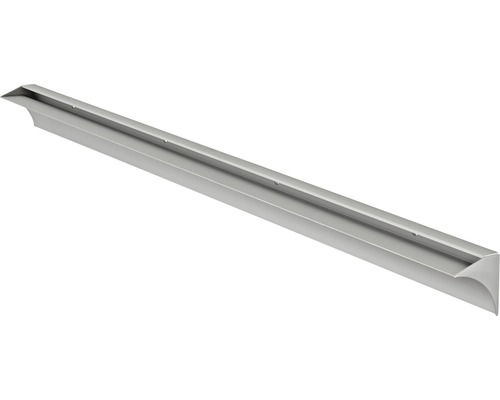 Plankklemrail 800 x 8 mm, zilver