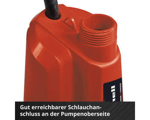 Einhell Power-X-Change GE-SP 18 li accu-aangedreven dompeldrukpomp voor schoon water (accu en lader niet inbegrepen)