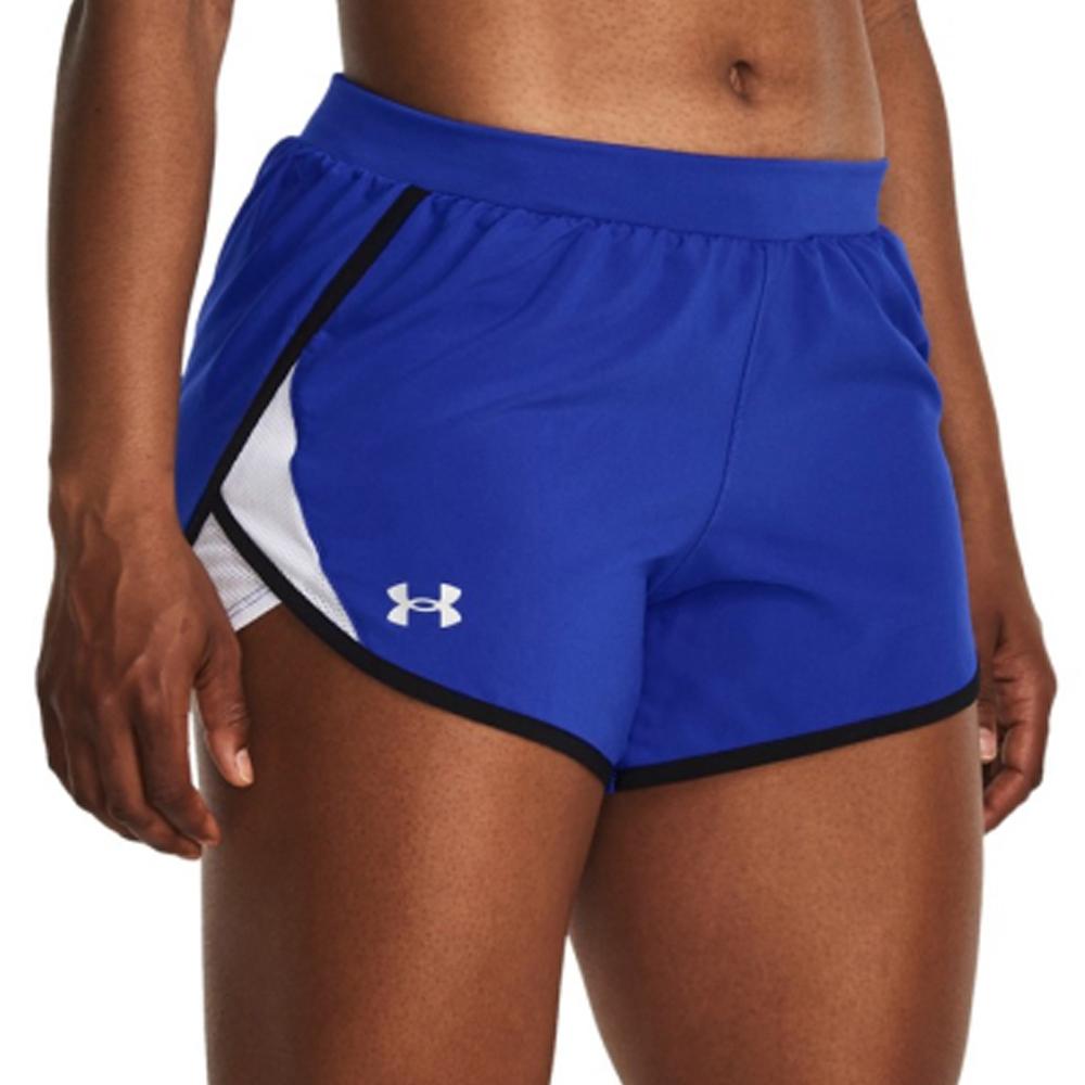 Under Armour Short Bleu Femme Under Armour Fly By 2.0