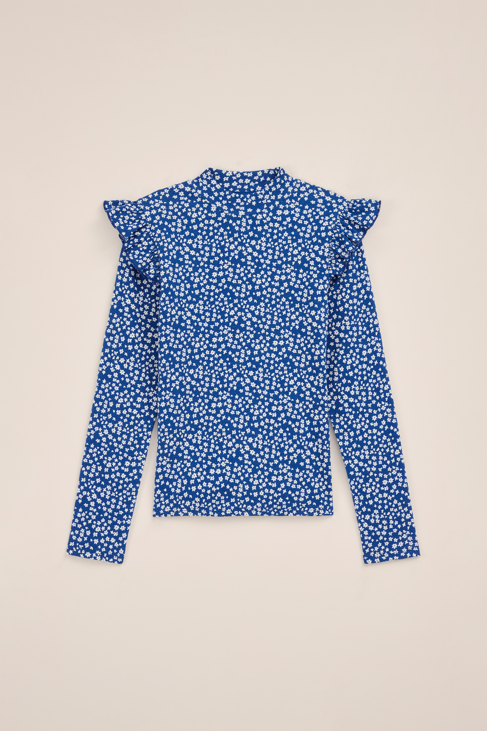 Meisjes T-shirt met dessin WE Fashion Blauw