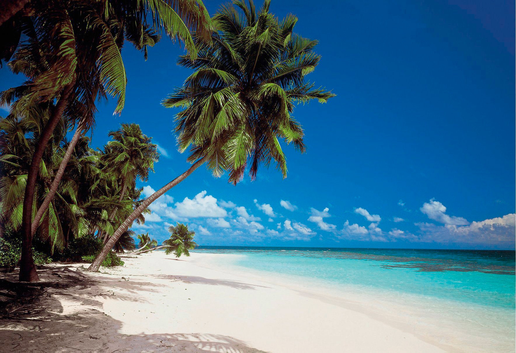 Komar Fototapete »Maldives - Grösse 368 x 254 cm« bedruckt glatt Wohnzimmer, Schlafzimmer