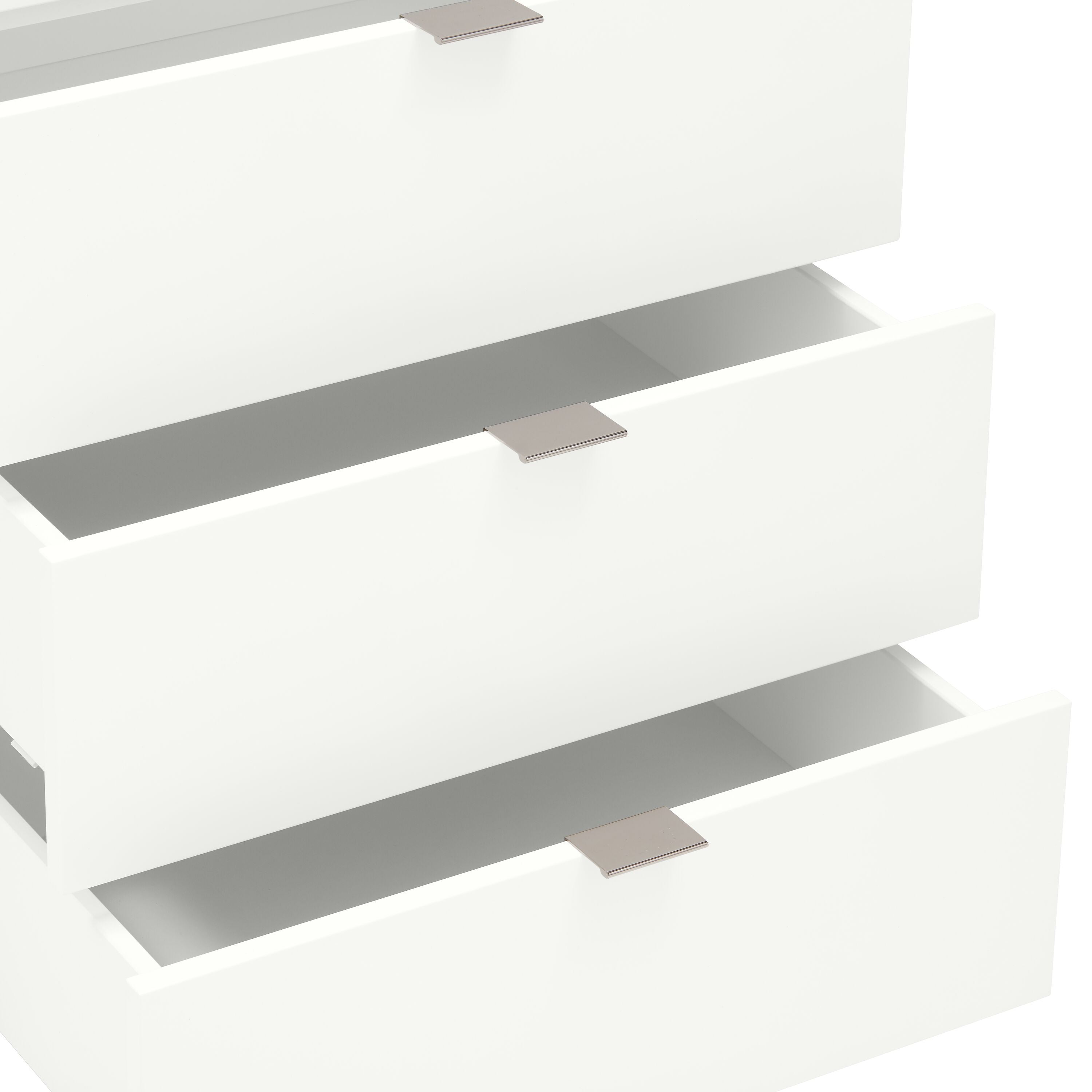 TILL Highboard - Weiss / Eiche / B: 112.0 cm x T: 41.0 cm x H: 115.2 cm