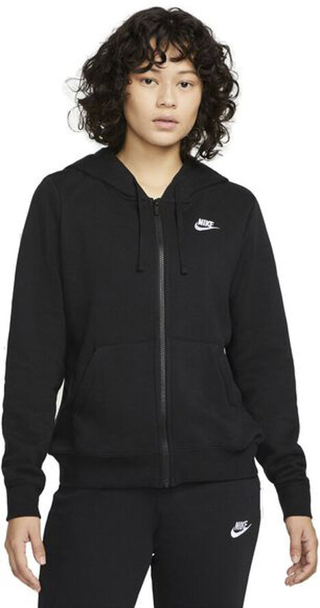Nike Sportswear Club Fleece Full Zip hættetrøje Sort