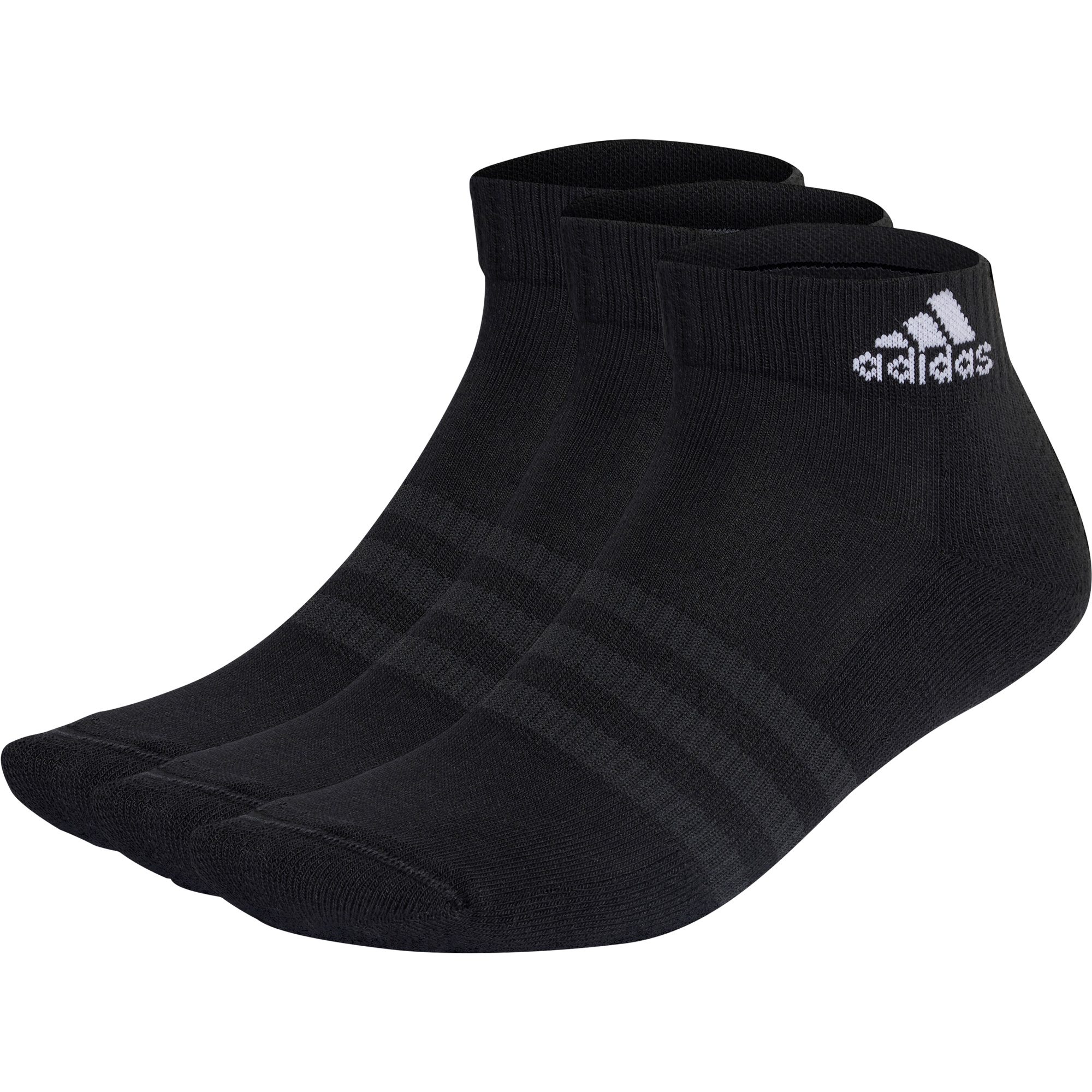 adidas Cushioned Sportswear Ankle Socken 3 Paar schwarz